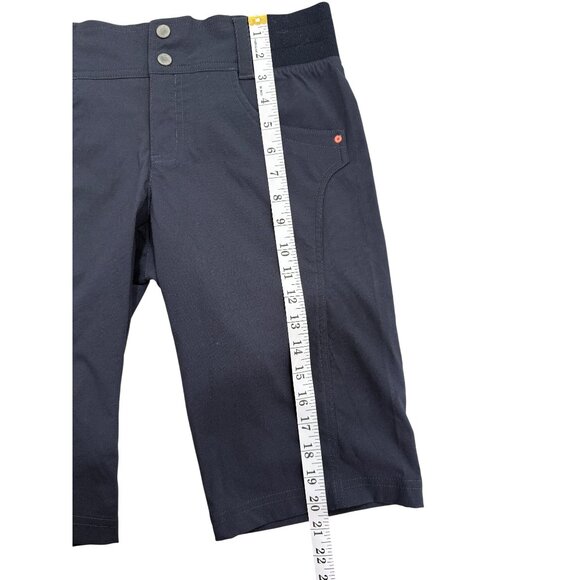 Title Nine Clamber Shorts Navy Blue Technical Stretch 12" Womens Size 2 NEW - Picture 7 of 9